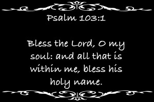 Psalm 103 1 3BW